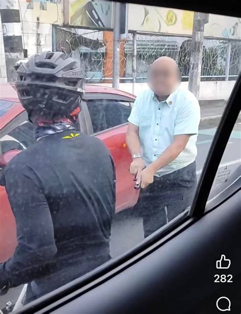 DATING PULIS NA SANGKOT SA VIRAL ROAD RAGE 